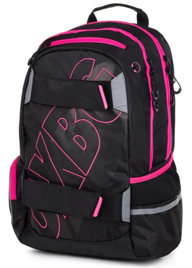 Oxybag anatomski ruksak OXY SPORT Black Line, roza