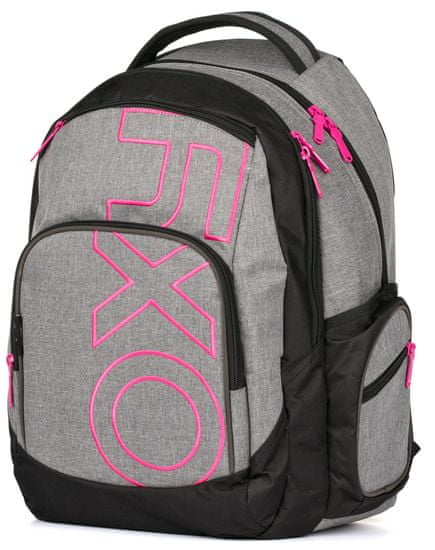 Oxybag ruksak OXY Style Grey Line Pink, roza