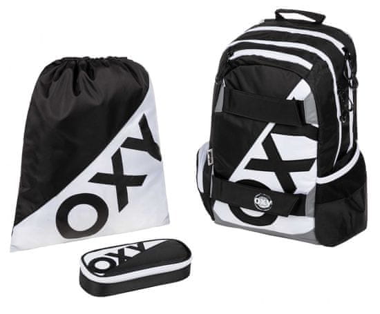 Oxybag školski komplet OXY NEON LINE Black &amp; White