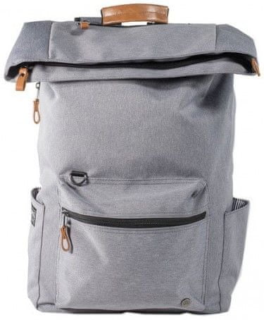 PKG ruksak Brighton Laptop Backpack 15”/38,1 cm PKG-BRIGHTON-LGRY, svijetlo siv