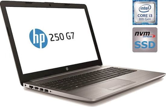 HP prijenosno računalo 250 G7 i3-7020U/8GB/SSD 256GB/MX110/15,6''FHD/FreeDOS (6MR31ES#BED)