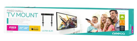 Omega zidni nosač za TV OUTV400SF, 58,42 (23") - 152,4 cm (60"), Ultra Slim