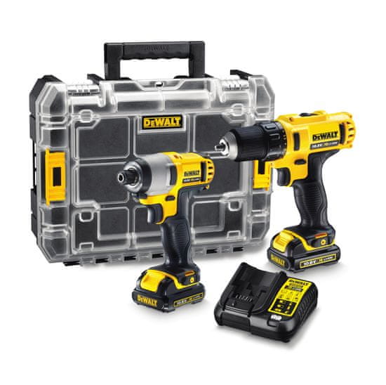 DeWalt set udarnog odvijača i kompaktnog odvijača za bušenje (DCD710/DCF815) DCK211C2T