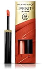 Max Factor Long-lasting lipstick with Lipfinity balsam, nijansa 140 – Charming, 2.3 ml + 1.9 ml