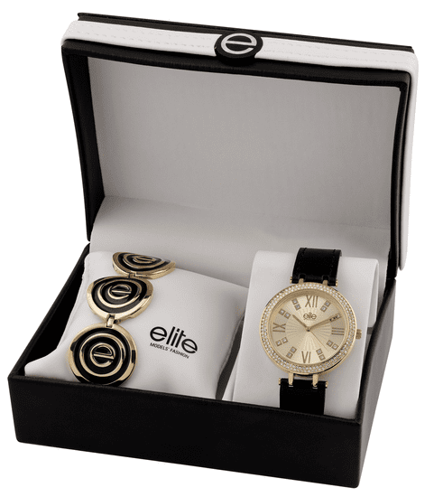 Elite Models ženski komplet za sat i ogrlicu E55072-101
