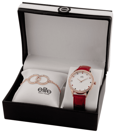 Elite Models komplet ženskog ručnog sata i narukvice E55072-809