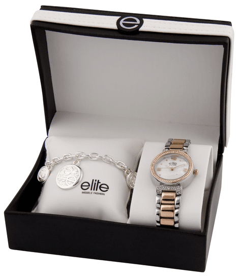 Elite Models komplet ženskog ručnog sata i narukvice E53684-312