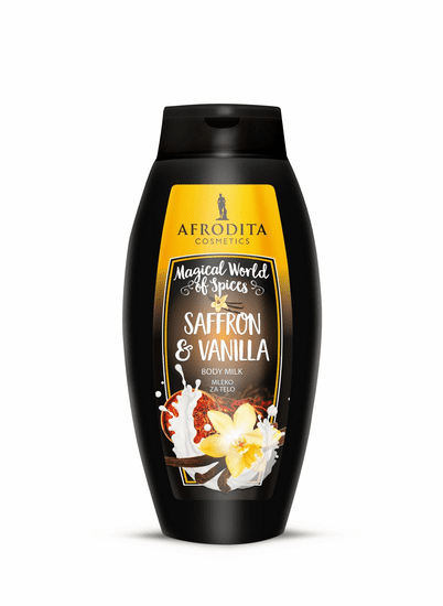 Kozmetika Afrodita mlijeko za tijelo Saffron & Vanilla, 250ml