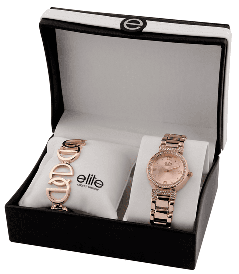 Elite Models komplet ženskog ručnog sata i narukvice E53684