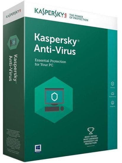 Kaspersky Anti-Virus 1-godišnja lic. za 3PC