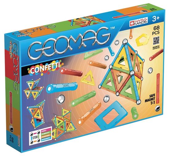 Geomag igra Confetti 68, komplet