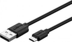 Goobay micro USB kabel za punjenje i sinkronizaciju, 2m, crni