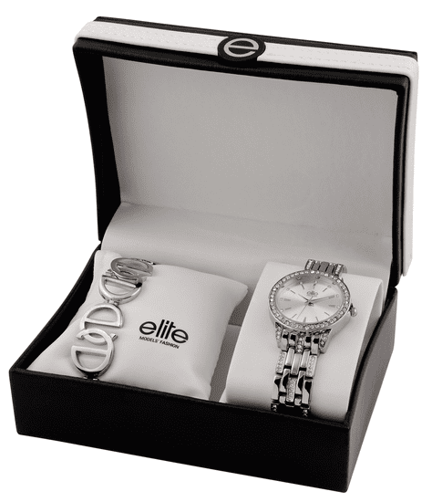 Elite Models komplet ženskog ručnog sata i narukvice E54694-231