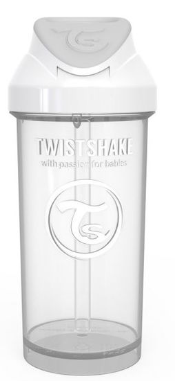 Twistshake dječja bočica sa slamkom, 360 ml 12+m