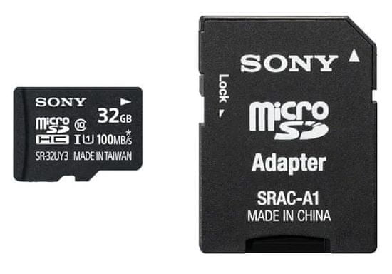 Sony memorijska kartica MicroSDHC 32GB, UHS-I, 100mb/s + adapter