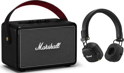 Marshallsummer bundle ekskluzivni komplet zvučnika kilburn i Bluetooth slušalica dosega 10 m - sve to donosi vrhunske audio značajke prijenosne