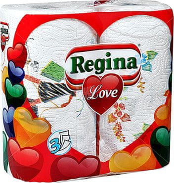 Regina kuhinjski ručnici Love 2/1 3-slojni, 50 listova