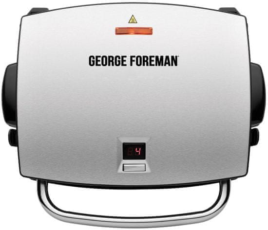 George Foreman 14525-56 Silver Grill & Melt Grill, električni roštilj