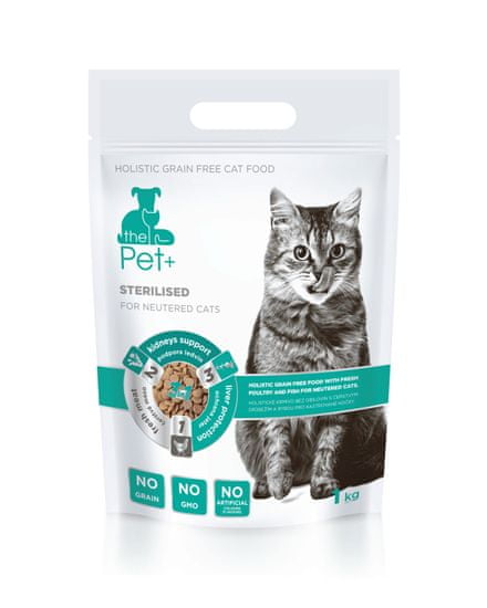 thePet+ hrana za mačke 3in1 cat STERILISED, 1 kg