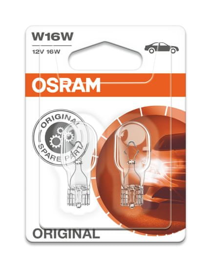 Osram žarulja 12V/16W/(2.1X9.5D)/W16W staklo, 2 komada