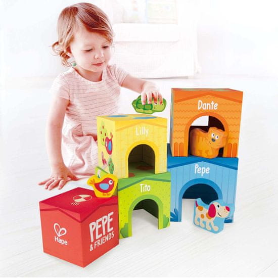 Hape Toys toranj prijateljstva, kocke