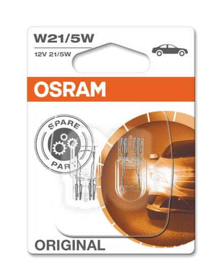 Osram žarulja 12V/ 21/5W (W3X16q), staklo 2BL, 2 komada