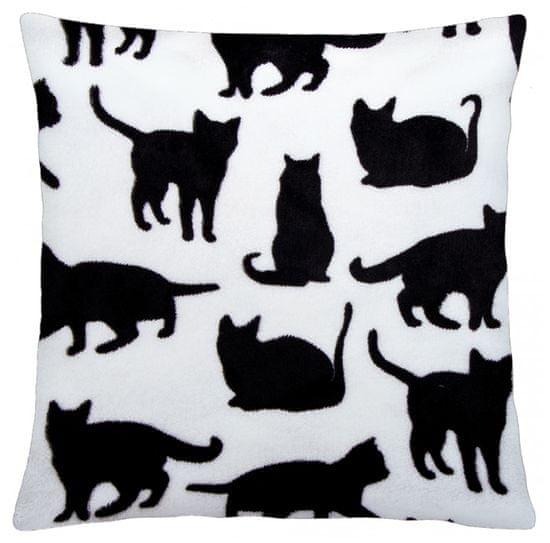My Best Home jastuk od mikrovlakna Kitties, bijela, 40 × 40 cm