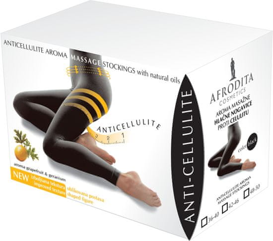 Kozmetika Afrodita masažne najlonke Anticellulite, br. 36-40