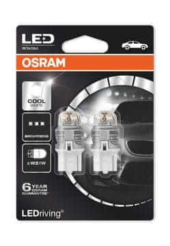 Osram LED W3x16d žarulja W21W, 12V, Premium, T20, 2 komada