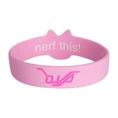 J!nx Overwatch D.Va Rubber Bracelet, narukvica, roza
