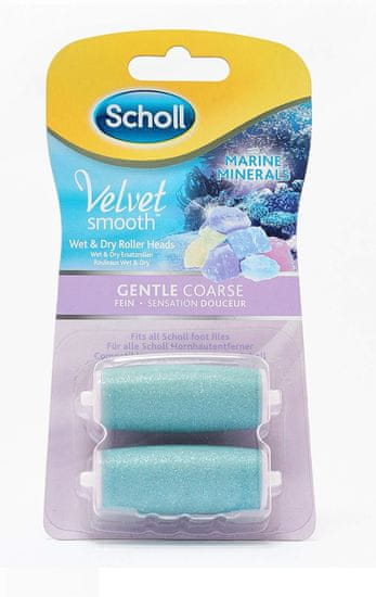 Scholl zamjenski valjak Velvet Smooth Wet&Dry, 2 komada