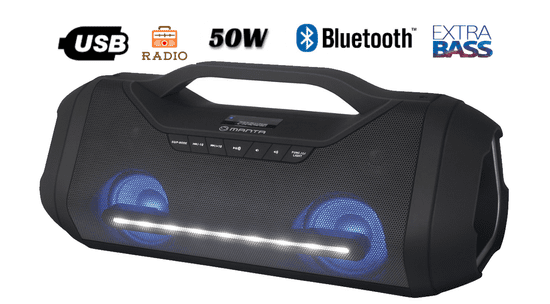 Manta Bluetooth zvučnik Boombox SPK614