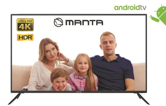 Manta 4K-UHD LED TV-prijemnik 50LUA29E, Android, Smart, HDR, WiFi