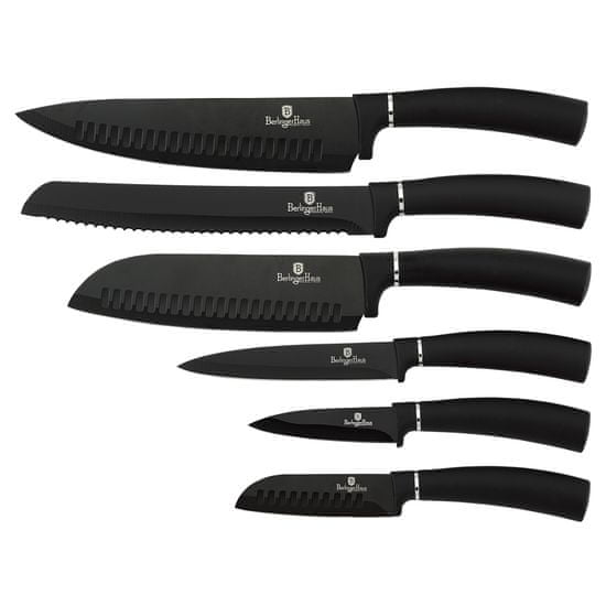 Berlingerhaus Royal Black Collection set noževa s površinom na koju se ne lijepi, 6 komada