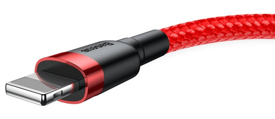 BASEUS podatkovni kabel Lightning CALKLF-B09, 1 m, crvena