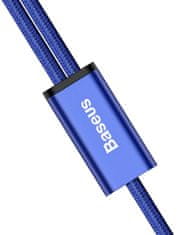BASEUS Rapid 2u1 kabel za punjenje za microUSB, Lightning 3 A/1,2 m, tamno plavi CAML-SU13