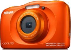 Nikon Coolpix W150, digitalni fotoaparat + SD16GB + torbica narančasta