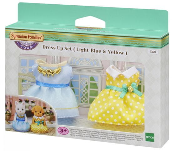 Sylvanian Families komplet odjeće za grad (plava i žuta)