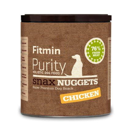 Fitmin Dog Purity Snax NUGGETS chicken, poslastica za pse s okusom piletine, 180 g