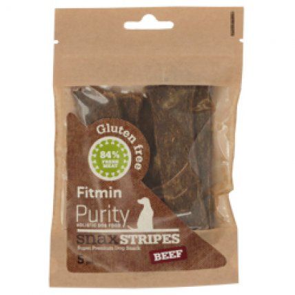 Fitmin Dog Purity Snax STRIPES beef, poslastica za pse od teletine i goveđeg mesa, 5 komada