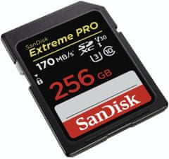 SanDisk Extreme Pro memorijska kartica, 256GB, 170/90MB/s, V30