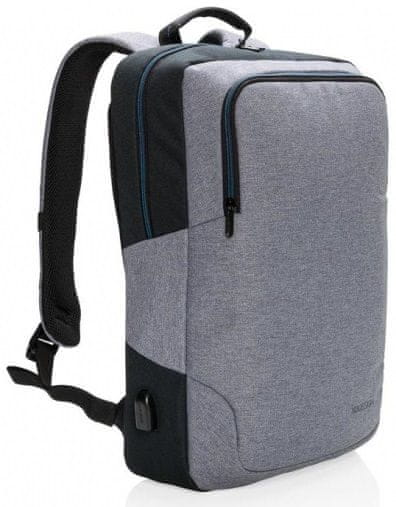 XD Design ruksak za računalo Arata 15, crno/sivi, P762.172