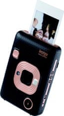 FujiFilm polaroidni fotoaparat Instax Mini LiPlay Stone White, crni