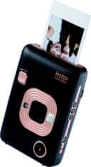 FujiFilm polaroidni fotoaparat Instax Mini LiPlay Stone White, crni