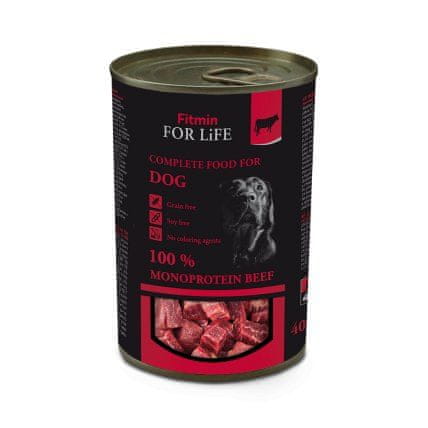 Fitmin Dog tin beef pseća hrana iz konzerve, goveđe meso, 400 g