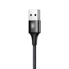 BASEUS Rapid 3u1 kabel za napajanje za Micro USB, Lightning, Type-C 3A / 1,2m, crni CAMLT-SU01