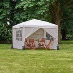 VonHaus paviljon Pop Up Gazebo Ivory s utezima