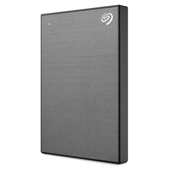 Seagate BackUp Plus Slim prijenosni disk, 2 TB, 6,35 cm (2,5''), USB 3.0, siv