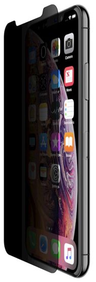 Belkin InvisiGlass kaljeno zaštitno staklo za iPhone XS/X F8W924zz, tamno