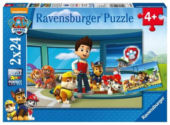 Ravensburger slagalica Paw Patrol, detektivi 2x24d